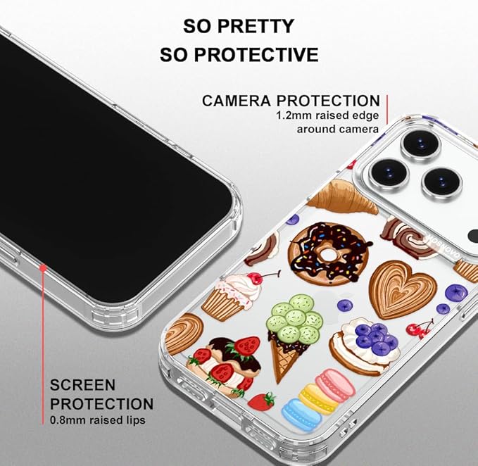 MOSNOVO for iPhone 17 Pro Case, Shockproof Military-Grade Protection 6.6ft Drop - Image 4