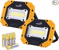 Sunzone Portable LED Work Light, AA Battery Powered Flood Lights, Super Bright by sunzone