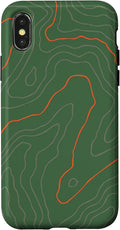 Backcountry Topo Guide Orange Lines Topographical Map Case by Unknown