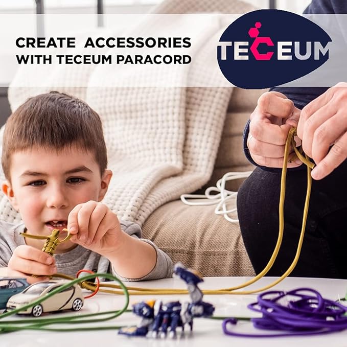 TECEUM 5/32" Paracord Rope 1000 – 1000ft / 200ft / 100ft / 50ft – Tactical - Image 7