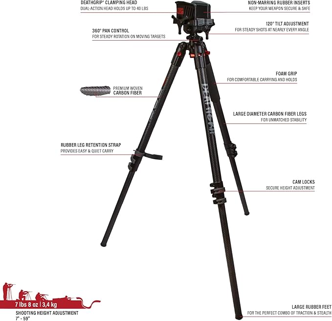 BOG DeathGrip Aluminum Tripod - Image 5