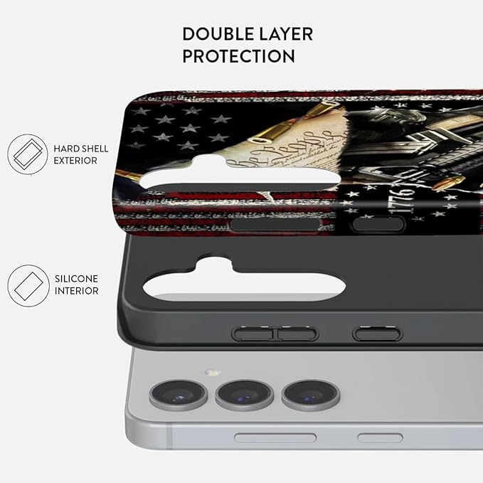 Compatible for Samsung Galaxy S26 Plus 5G Case, Dual Layer Heavy Duty 2 in 1 - Image 2