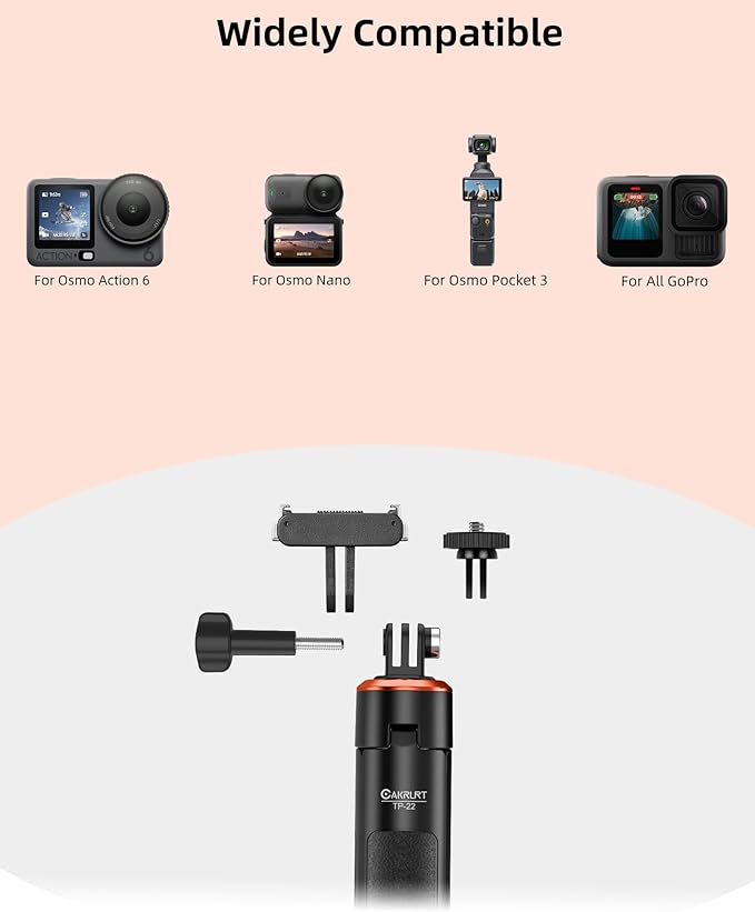 53.5" Osmo Action 6 Selfie Stick Tripod - Image 4