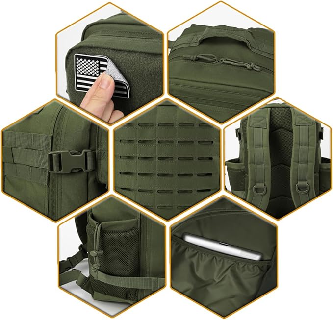 QT&QY 25L/45L Military Tactical Backpack - Image 6
