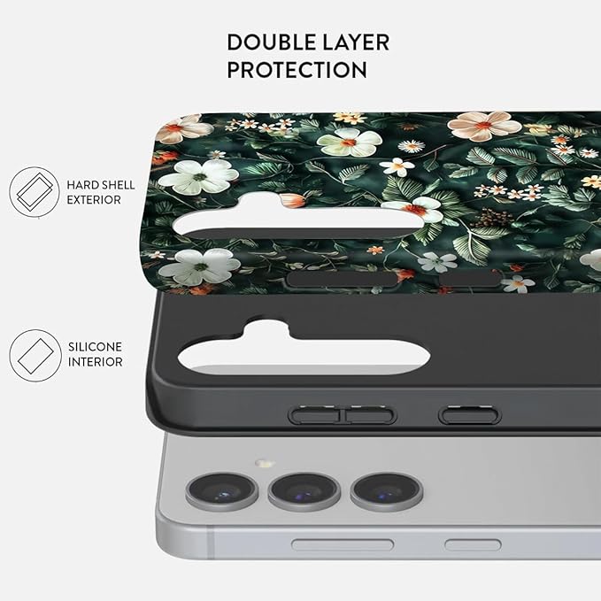 Compatible for Samsung Galaxy S25 5G Case, Dual Layer Heavy Duty 2 in 1 - Image 2