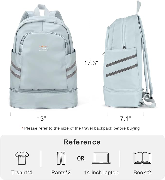 coofay Gym Backpack For Women Waterproof Backpack - Image 2