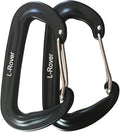 L-Rover Carabiner, 12KN Lightweight Heavy Duty Carabiner Clips, Aluminium by Ultra+Sturdy+Carabiner