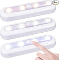 STAR-SPANGLED 3 Pack 7” Dimmable Push Tap Lights, Stick on LED Touch Lights AAA by STAR-SPANGLED