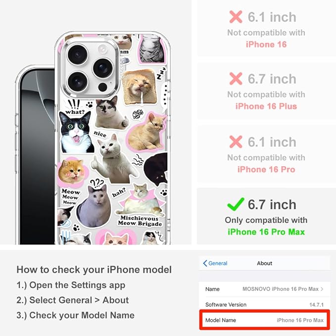 MOSNOVO Case for iPhone 16 Pro Max - Image 2
