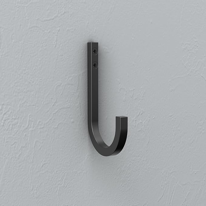 National Hardware N337-903 Reed Multipurpose Hook in Matte Black - Image 5