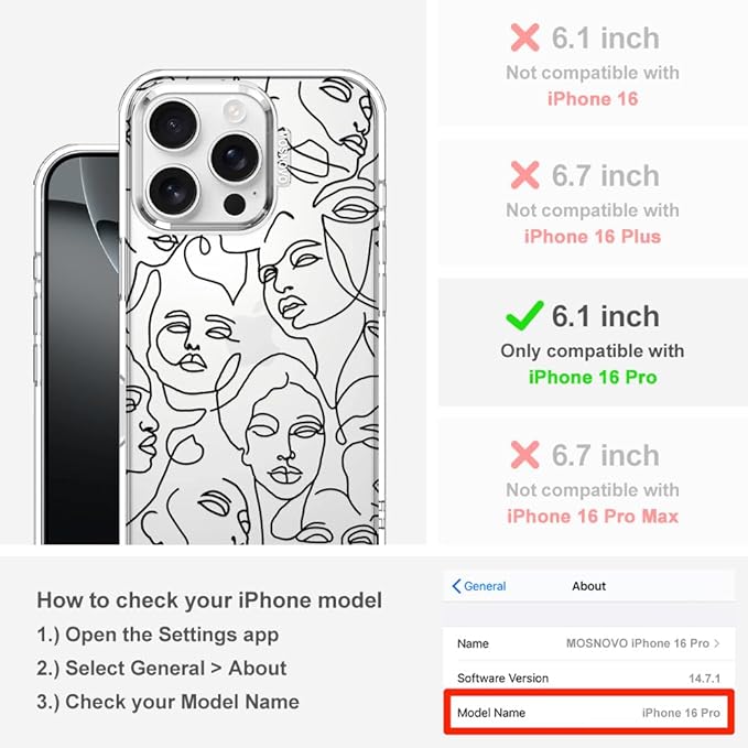 MOSNOVO Case for iPhone 16 Pro - Image 2