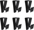6Pcs Over Cabinet Door Hooks Plastic Over The Door Single Hook Space-Saving by UFURMATE
