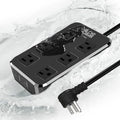 IPX6 Outdoor Power Strip Weatherproof, Waterproof Surge Protector by QIYUANAmphibiousPowerSystem