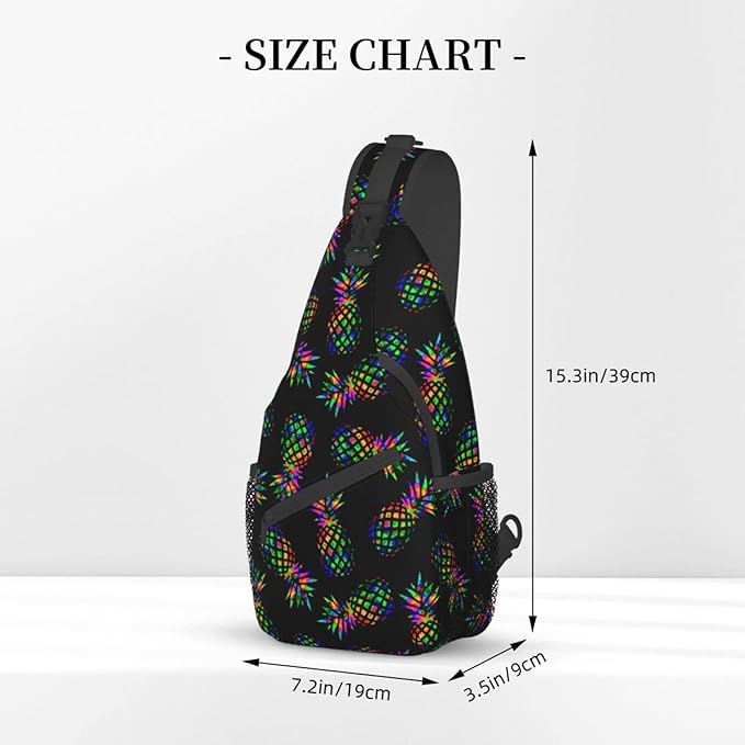 Sling Backpack For Men Hiking Daypack Crossbody Shoulder Bag Travel Chest Pack - Image 5