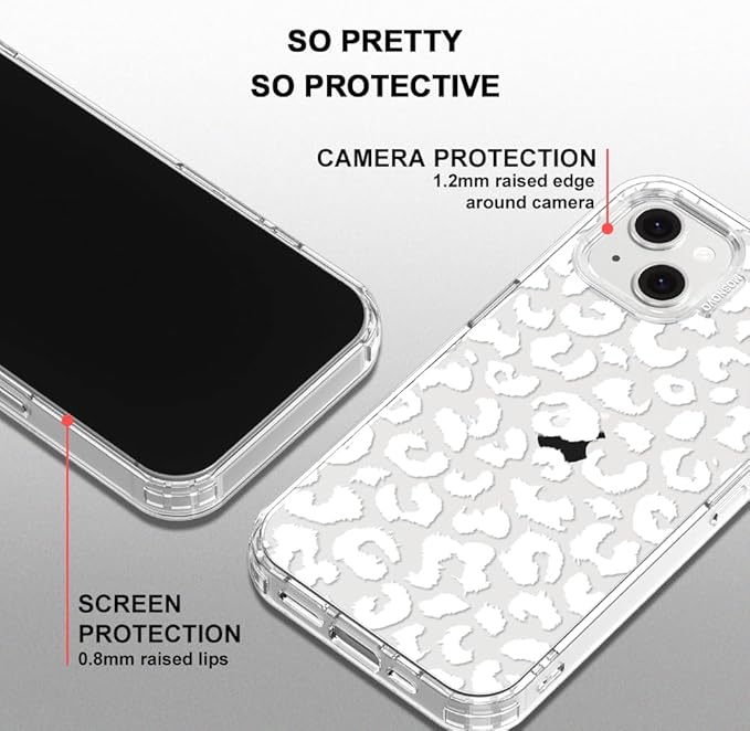 MOSNOVO for iPhone 13/14 Case | Military Grade 6.6ft Drop Tested | Clear - Image 5