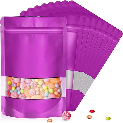 6.3"x9.5" 120pcs Mylar Bags for Food Storage, Smell Proof Bag by ODDIER