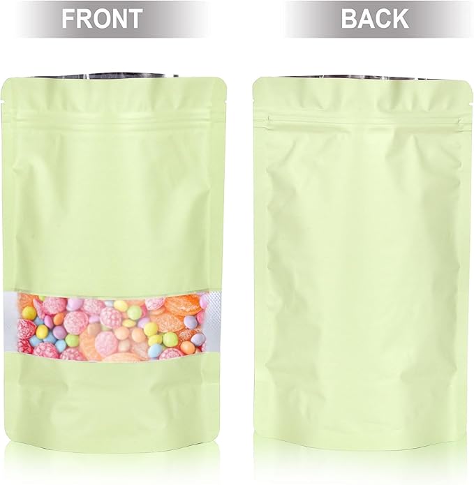 5.5"x7.8" 120pcs Mylar Bags for Food Storage, Smell Proof Bag - Image 4