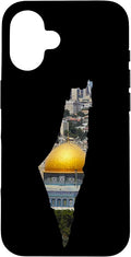 Palestinian Map Al Aqsa Jerusalem in Palestine Case by Unknown