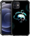 for iPhone 12 Mini Case, Skeleton Winding Snake Pattern Graphic Design Girl Boy by FKBRCL4U