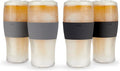 HOST Freeze Beer Glasses, 16 ounce Freezer Gel Chiller Double Wall Plastic by HOST