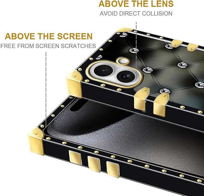 for iPhone 17 Case Luxury Golden Decoration - Image 7