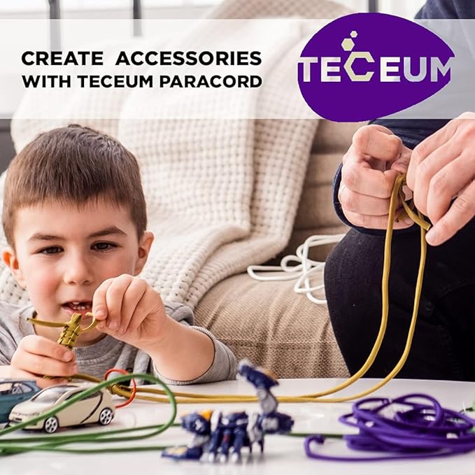 TECEUM 5/32" Paracord Rope 1000 – 1000ft / 200ft / 100ft / 50ft – Tactical - Image 7