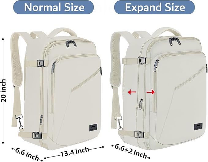 MATEIN Large Backpack for Travel Flight Approved, 45L Carry on Backpack - Image 6