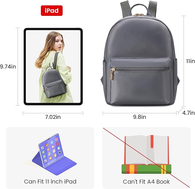 LOVEVOOK Mini Backpack for Women Light Weight Small Waterproof Backpack Purses - Image 4