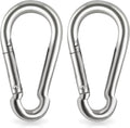 Locking Carabiner Clips, Stainless Steel Spring Snap Hook Locking Carabiner by Acquwistach