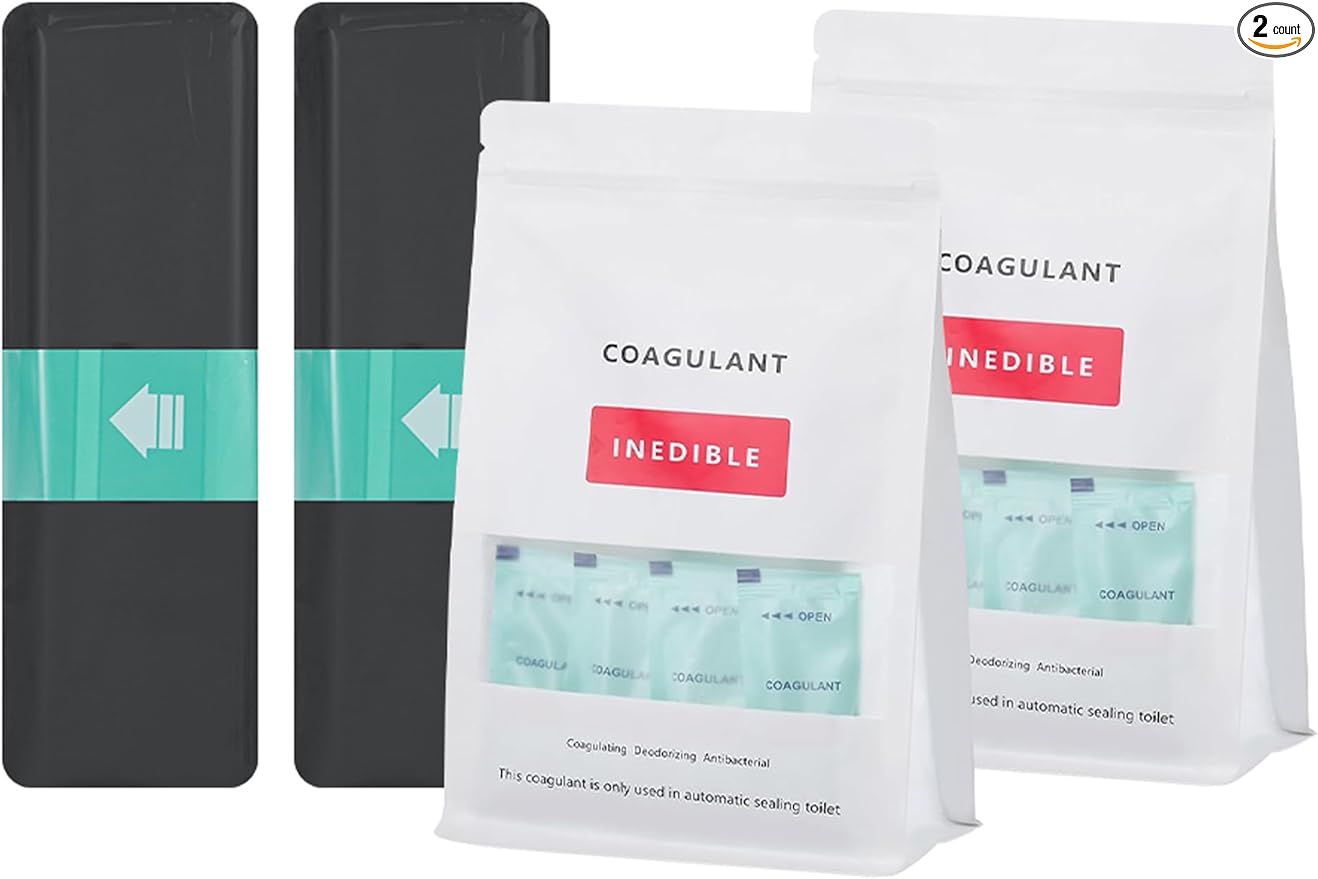 Refill Bags and Coagulant Dry Flush Toilet by Modiwell