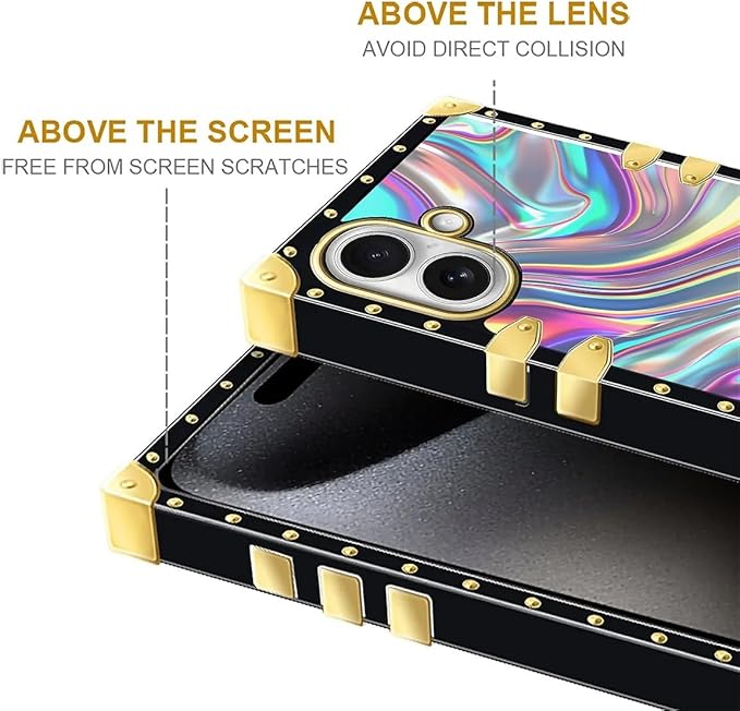 for iPhone 17 Case Luxury Golden Decoration - Image 7