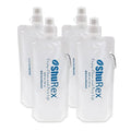 4 Pack 20oz/ 600ml Collapsible Water Pouch by Home