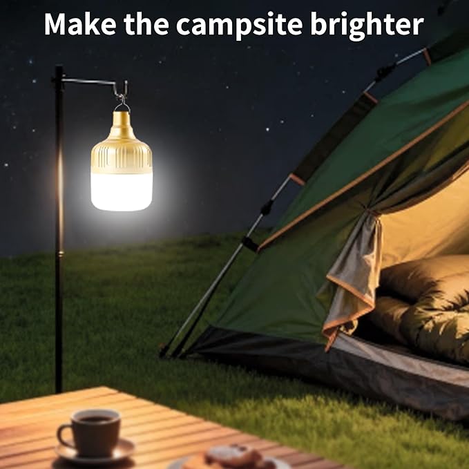 2-Pack Rechargeable Outdoor Camping Lights, 2400mAh IPX4 Waterproof LED Hanging - Image 9