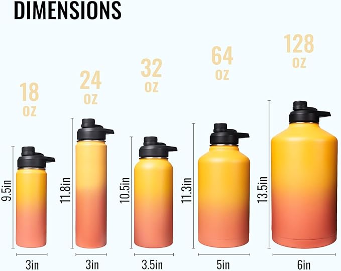 Fijinhom 32 oz Insulated Water Bottle - Image 5