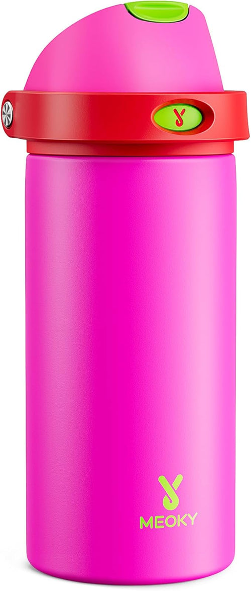 18 oz Insulated Water Bottle for Kids: Meoky Stainless Steel Water Bottle by MEOKY