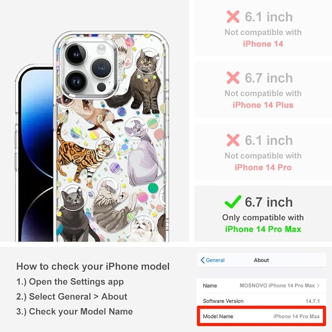MOSNOVO Case for iPhone 14 Pro Max - Image 2