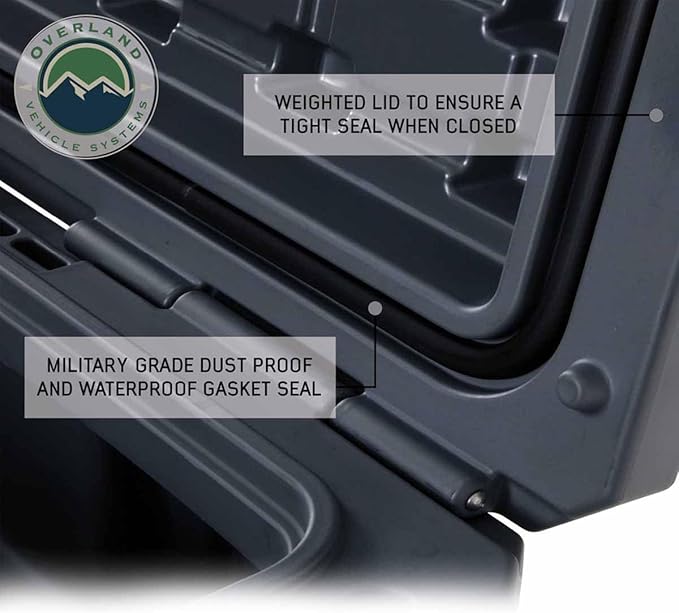 Overland Vehicle Systems 40100021 Dark Gray 117 QT Dry Box Storage - Image 9