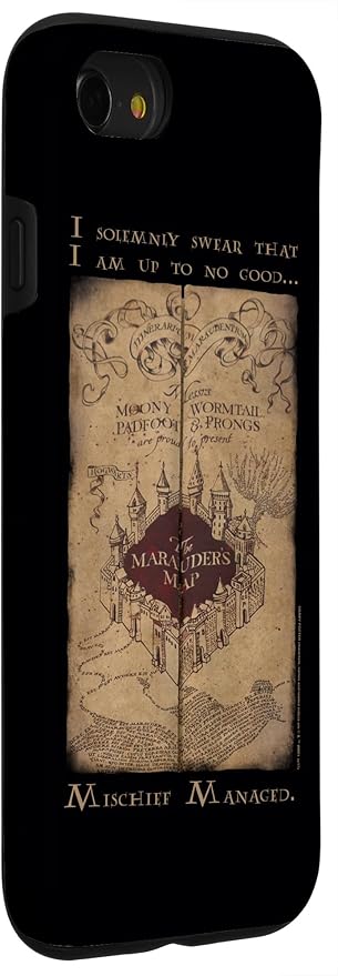 iPhone SE / 7 / 8 Harry Potter Marauder's Map Words Case - Image 3