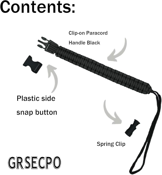 Water Bottle Handle Strap Paracord Handle Strap Cord - Image 2