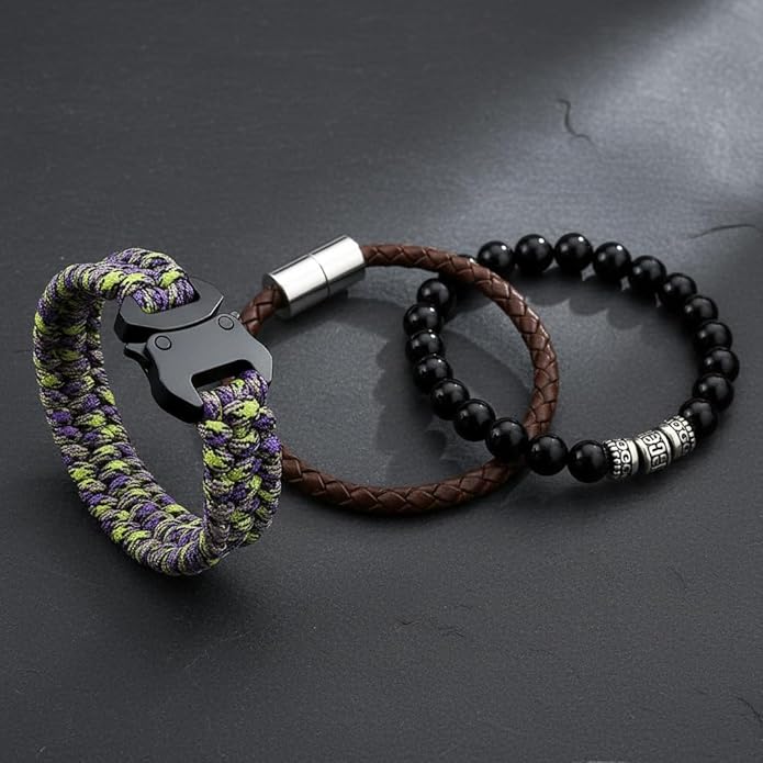 Parachute Cord Bracelets Trilobite Weaved Paracord Bracelet - Image 4