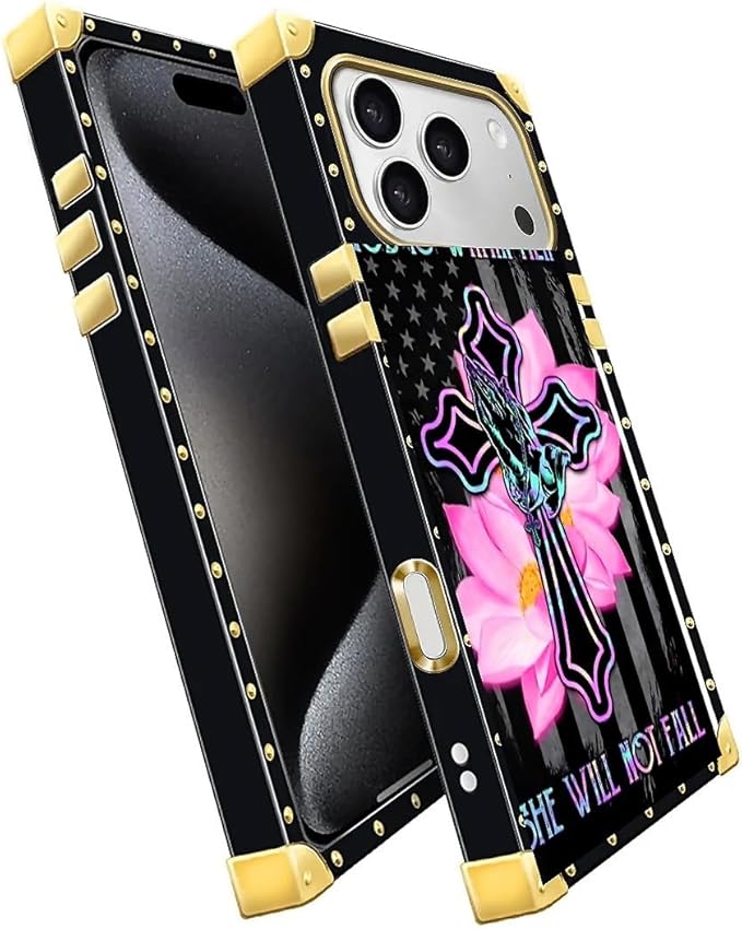 for iPhone 17 Pro Max Case Luxury Golden Decoration - Image 3