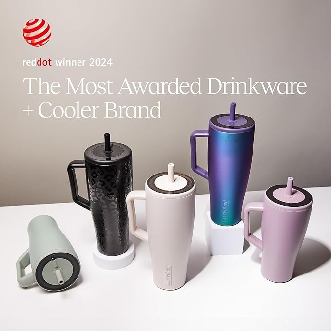 BrüMate Era 30 oz Tumbler with Handle & Straw | 100% Leakproof Insulated Water - Image 4