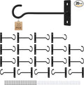 Plant Hooks 20Pack Hanging Plant Bracket 6in Metal Plant Hanger Decorative by QTJUST