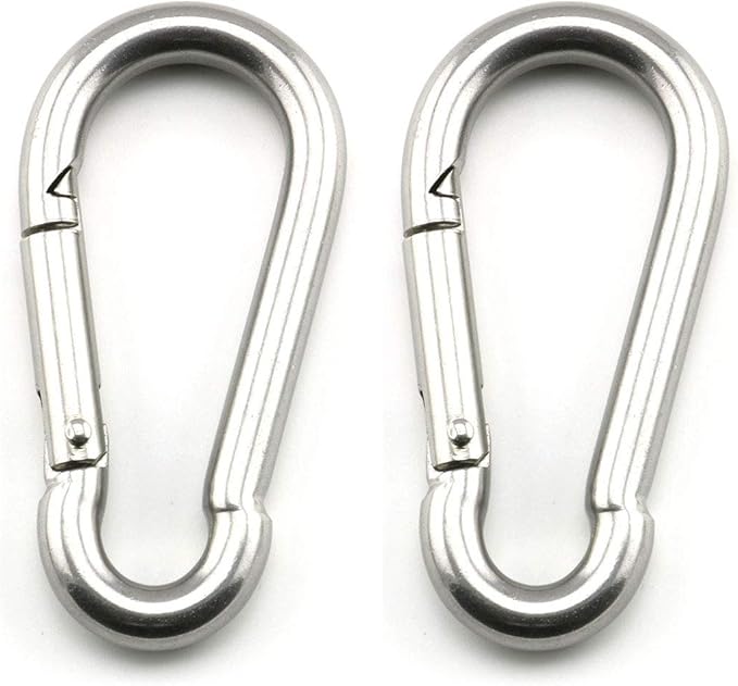 heyous 2 Set M8 Suspension Ceiling Wall Mount U Hook Anchor Hanger Stainless - Image 3