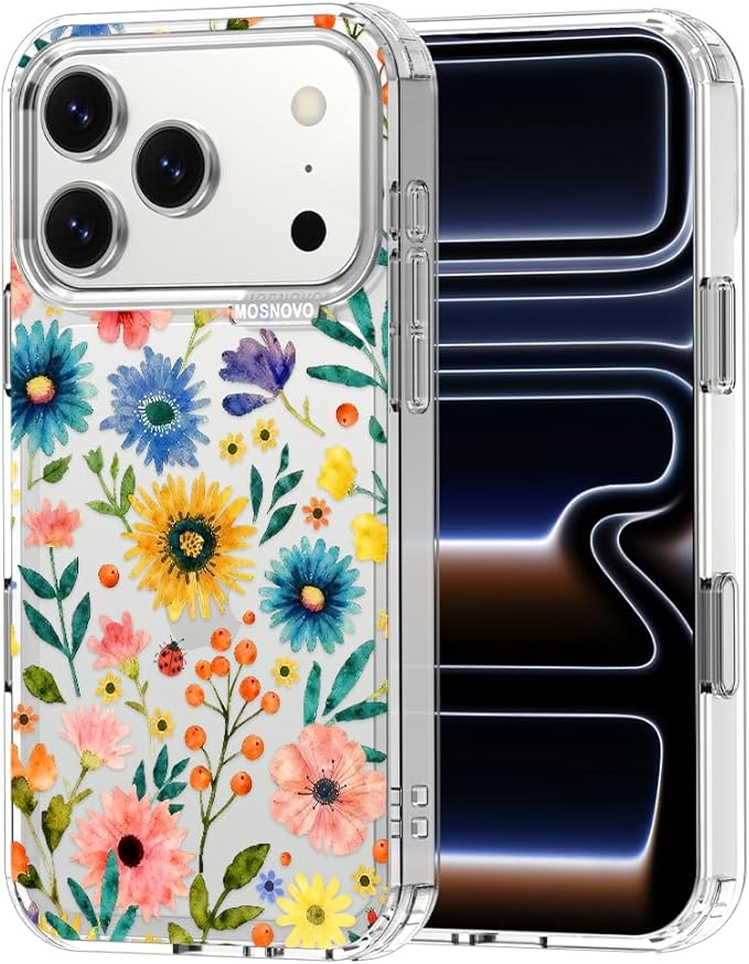 MOSNOVO for iPhone 17 Pro Case, Shockproof Military-Grade Protection 6.6ft Drop by Mosnovo