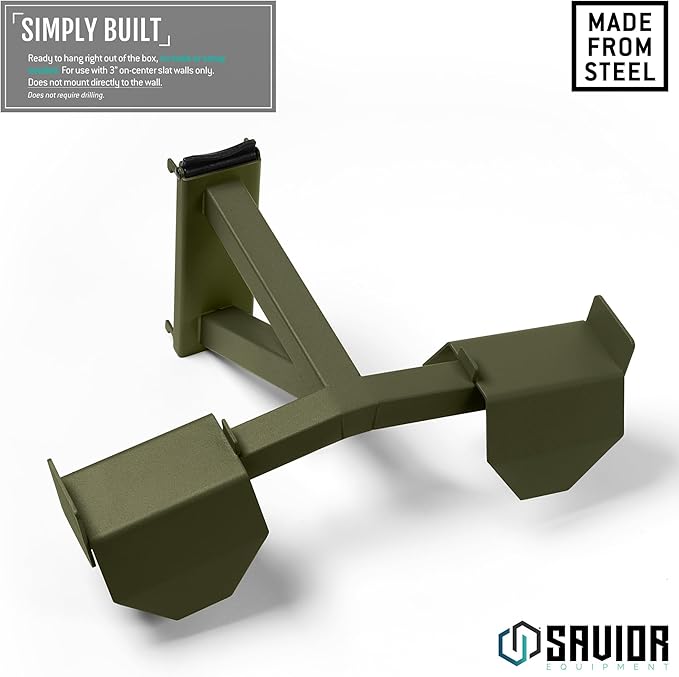 Savior Equipment Wall Rack System Tactical Vest Attachment Gear Wall Mount - Image 5