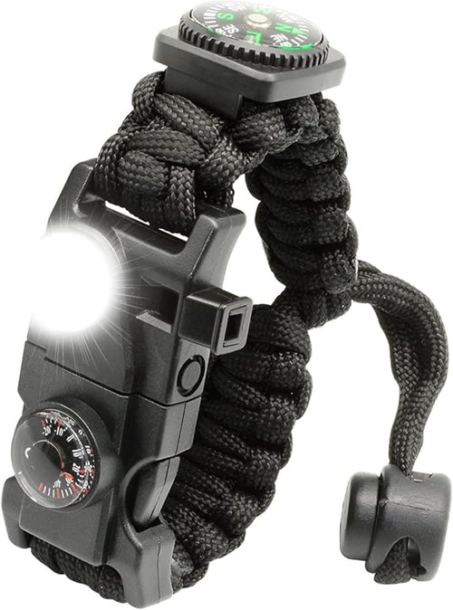 20 in 1 Survival Paracord Bracelet Adjustable Gear Kit by NVioAsport