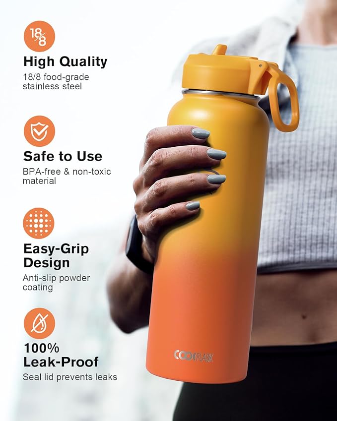 Water Bottle 40 oz Insulated - Image 3