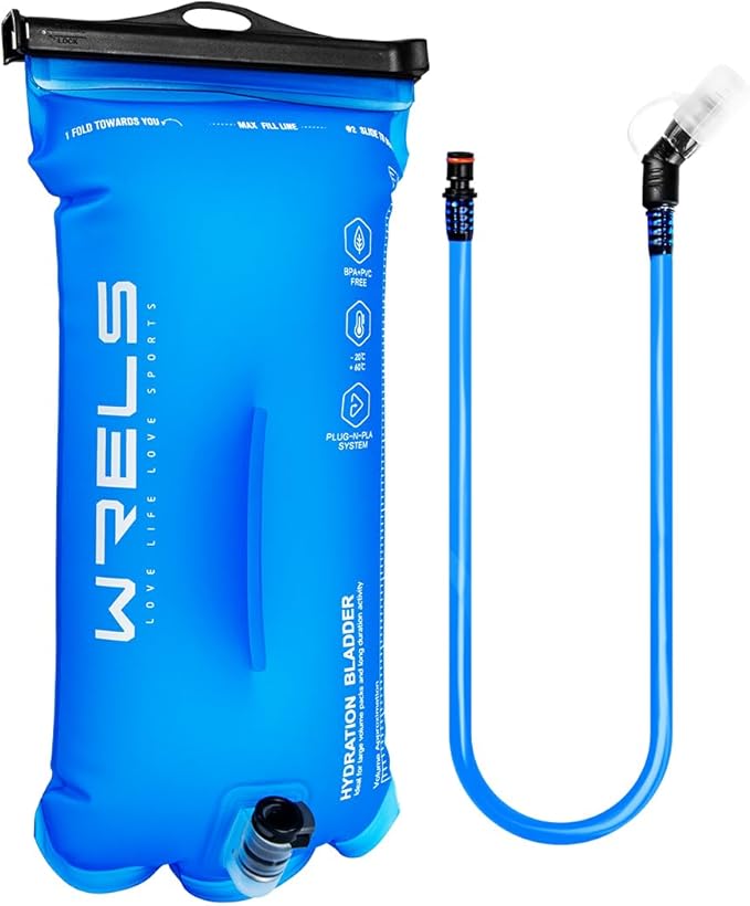 WRELS 1L/1.5L/2L/3L BPA Free Hydration Bladder, Leakproof TPU Water Bladder - Image 8