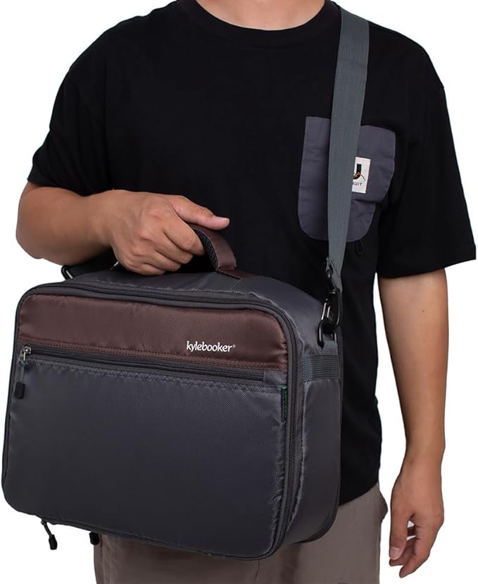 Kylebooker Fly Fishing Reel and Gear Case, Portable Tackle Organizer Storage - Image 6